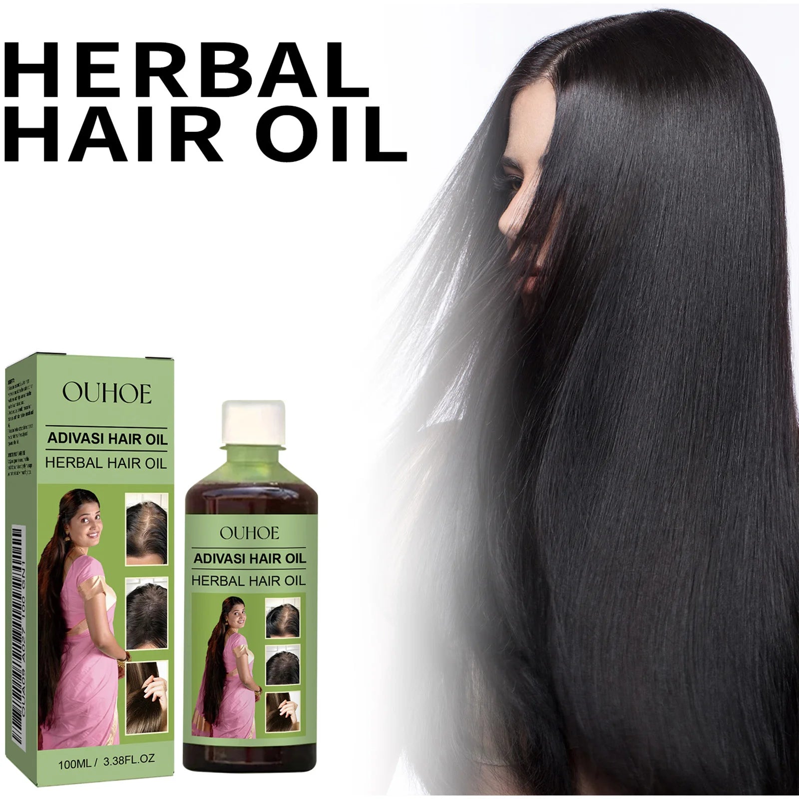 Herbal Hair Care Oil for Scalp Nourishment & Soft Healthy Hair