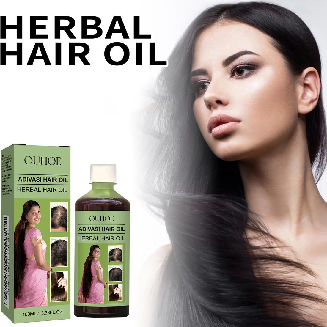 Herbal Hair Care Oil for Scalp Nourishment & Soft Healthy Hair