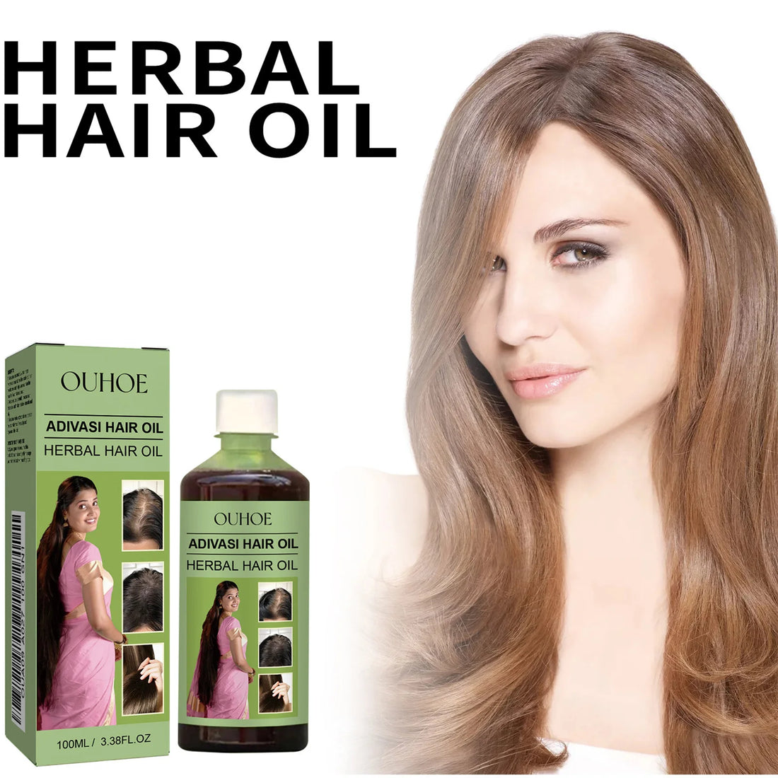 Herbal Hair Care Oil for Scalp Nourishment & Soft Healthy Hair