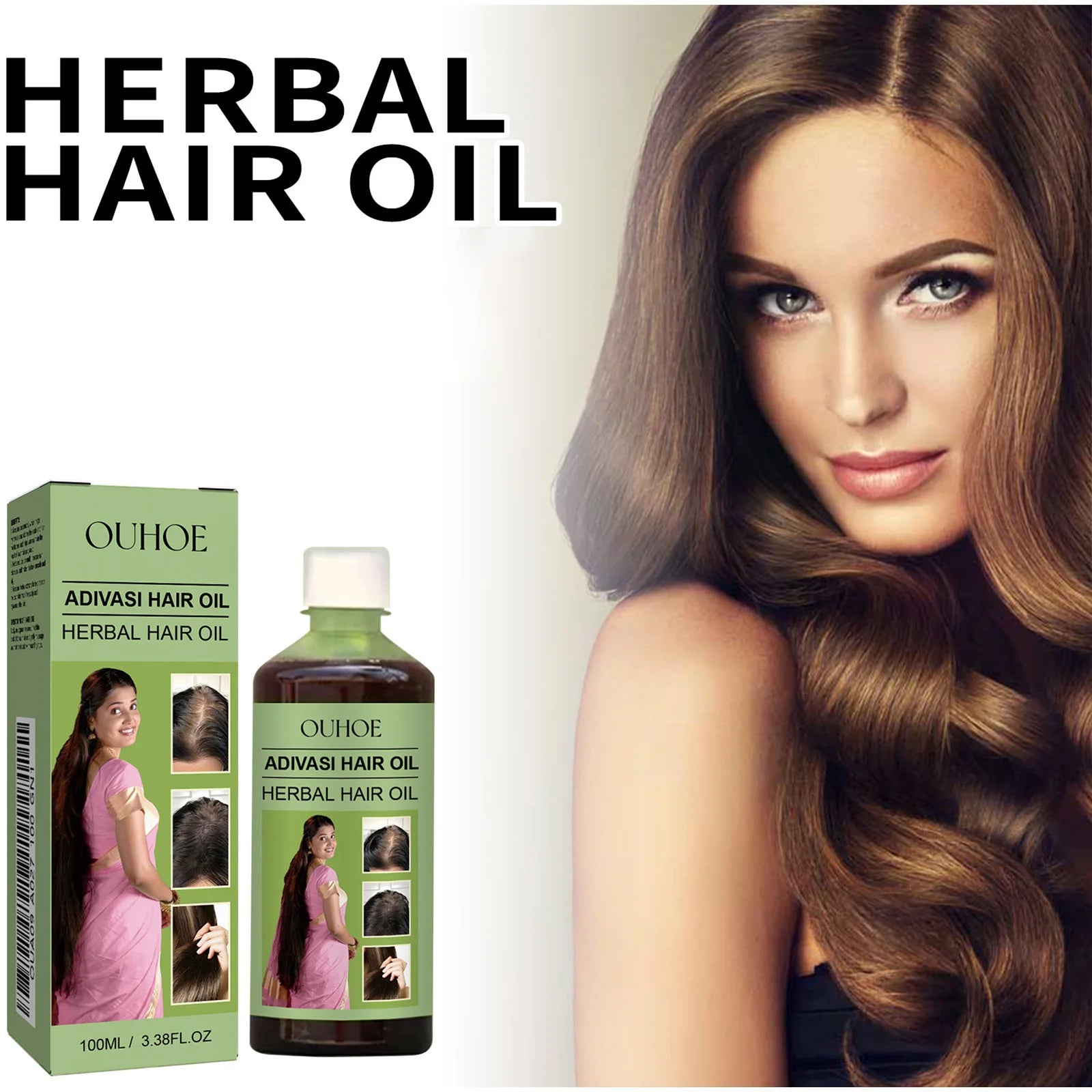 Herbal Hair Care Oil for Scalp Nourishment & Soft Healthy Hair