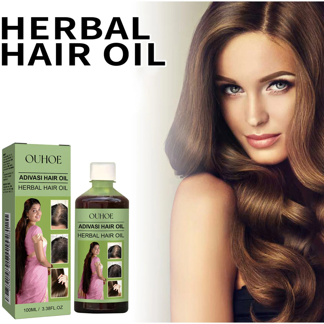 Herbal Hair Care Oil for Scalp Nourishment & Soft Healthy Hair