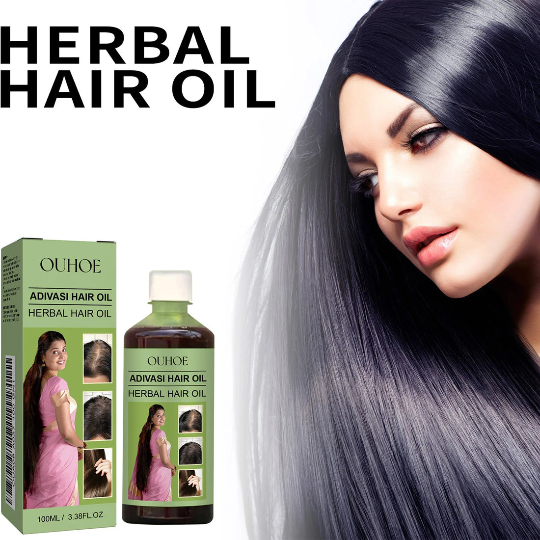 Herbal Hair Care Oil for Scalp Nourishment & Soft Healthy Hair