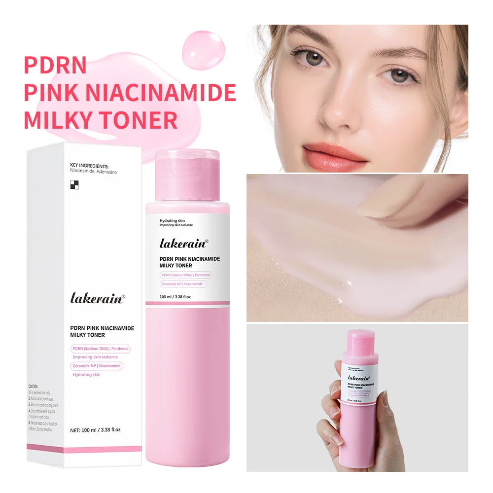 Pink Niacinamide Milky Toner for Glass Glow Skin