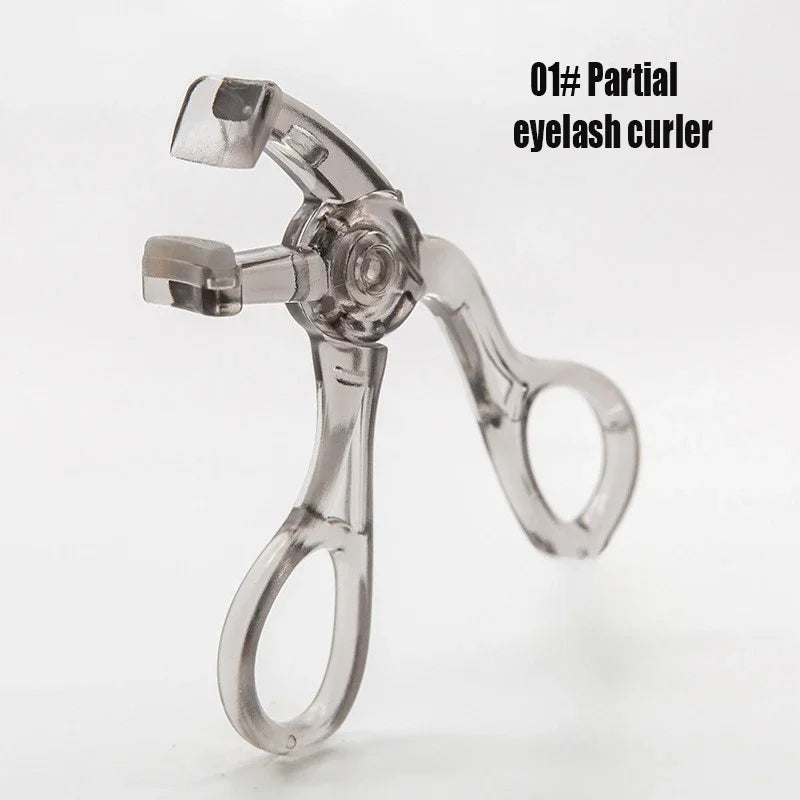 Dual-Type Eyelash Curler with Comb for Natural Long-Lasting Curl