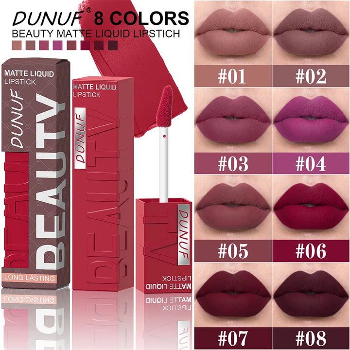 Matte Velvet Waterproof Lipstick Gloss – Long-Lasting Non-Sticky Lip Makeup