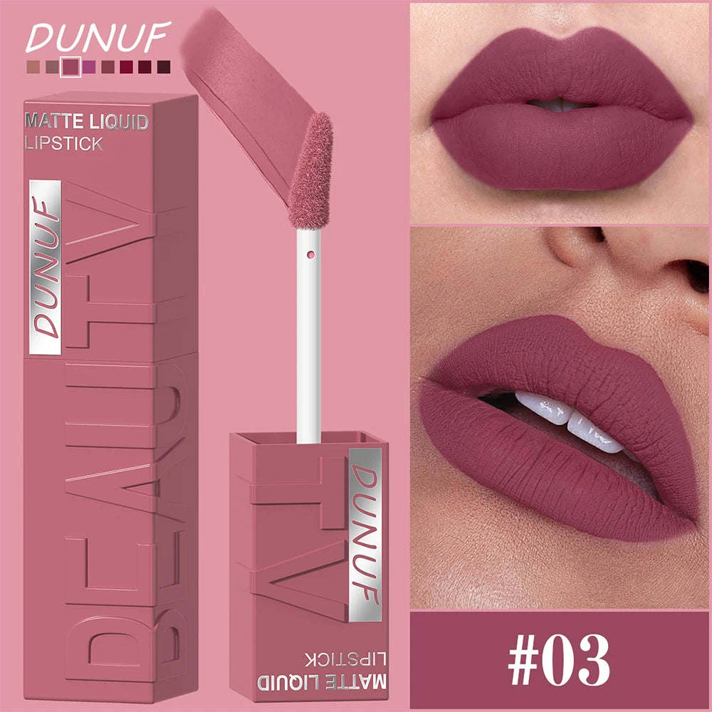 Matte Velvet Waterproof Lipstick Gloss – Long-Lasting Non-Sticky Lip Makeup