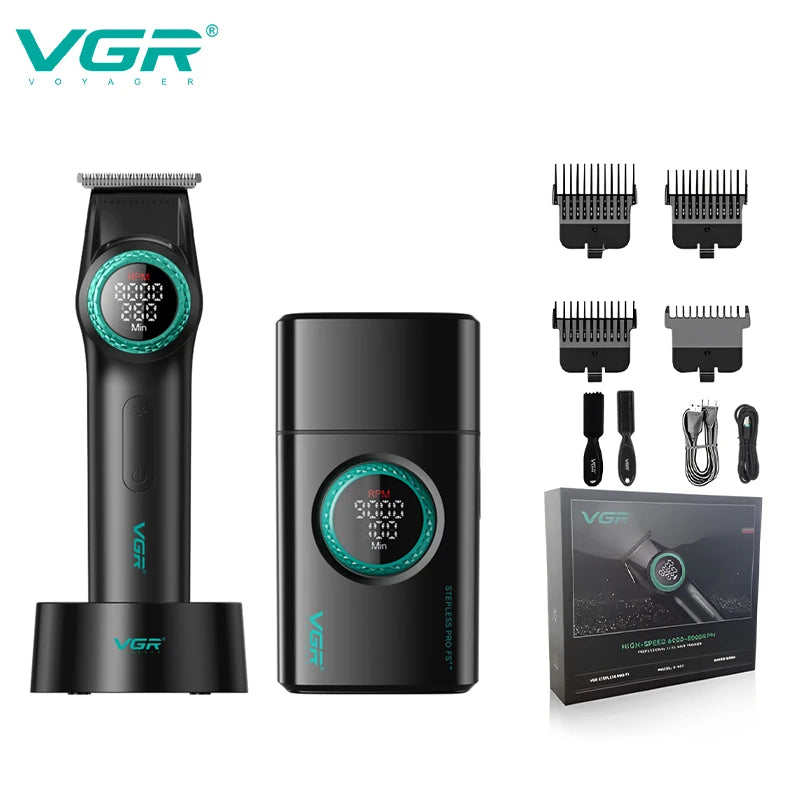 Multifunctional Men’s Hair Clipper & Electric Grooming Set