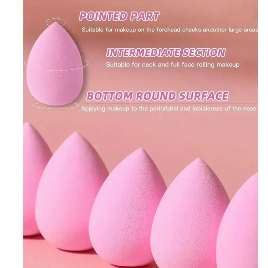 20PCS Mini Finger Puff Makeup Sponge Set for Foundation & Concealer