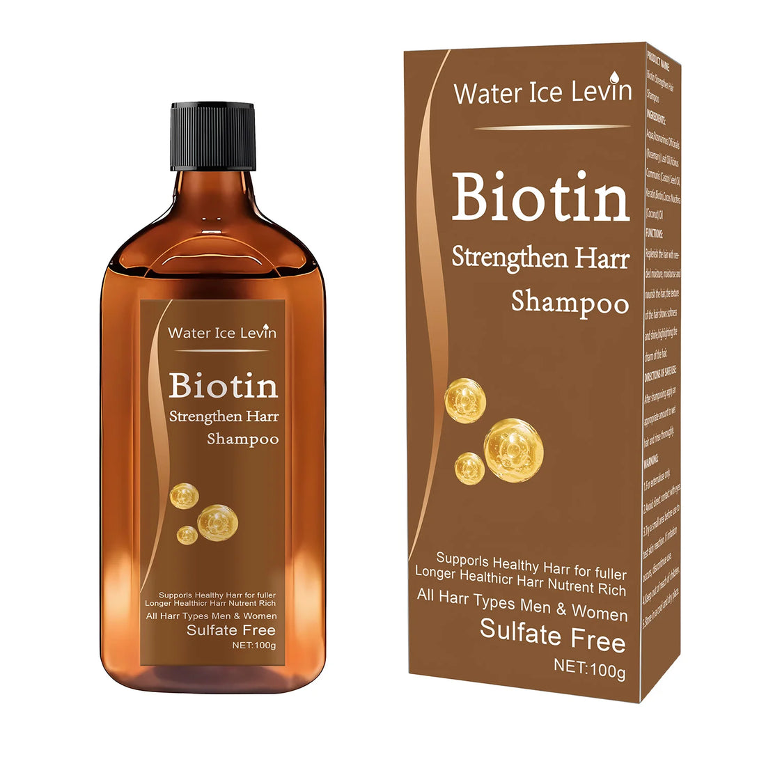 Biotin Hair Growth Shampoo for Thickening & Anti-Hair Loss Care