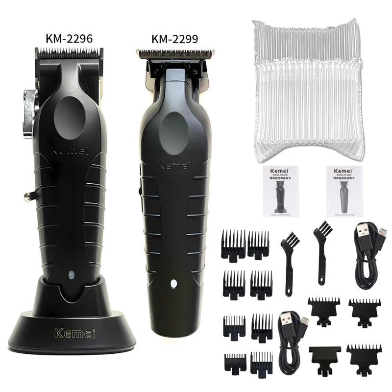 Kemei KM-2296 & KM-2299 Professional Hair Clipper Kit