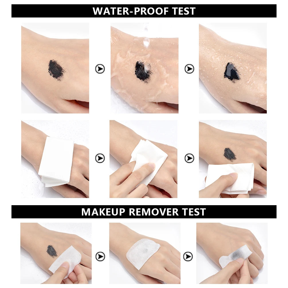 4D Silk Fiber Waterproof Mascara for Thick Long Lashes