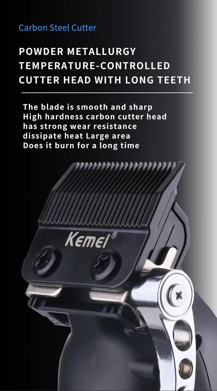 Kemei KM-2296 & KM-2299 Professional Hair Clipper Kit