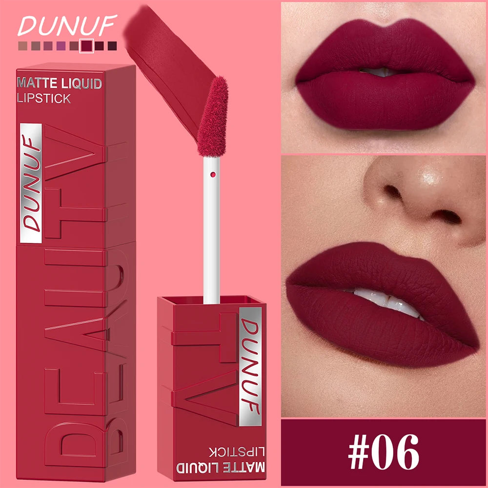 Matte Velvet Waterproof Lipstick Gloss – Long-Lasting Non-Sticky Lip Makeup
