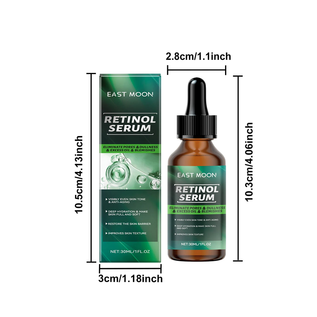 Men’s Retinol Hydrating Serum for Anti-Aging & Pore Care