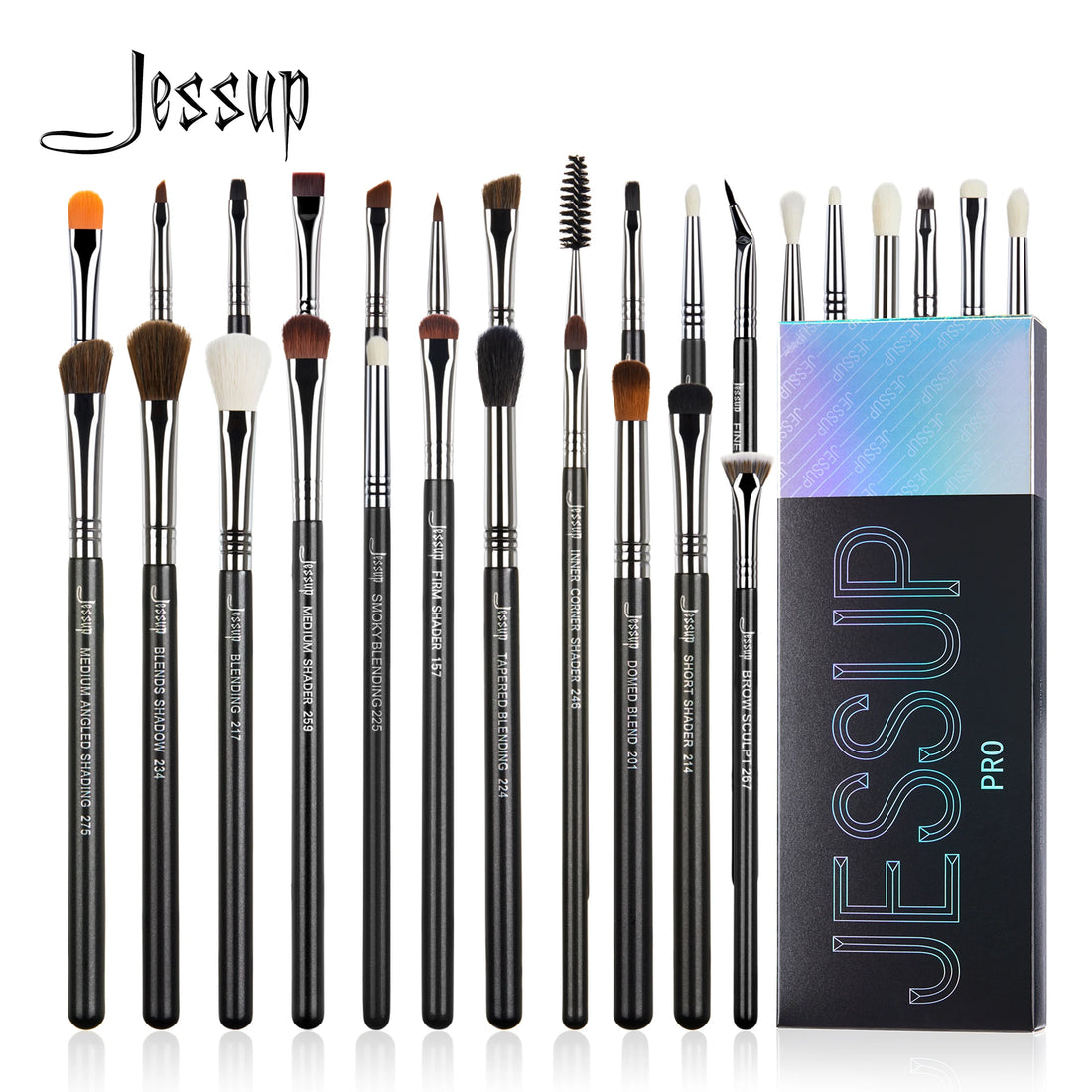 Professional Eye Makeup Brush Set for Blending & Eyeshadow