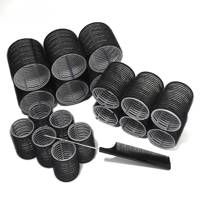 DIY Hair Curling Rollers Set for Air Bangs & Lazy Styling