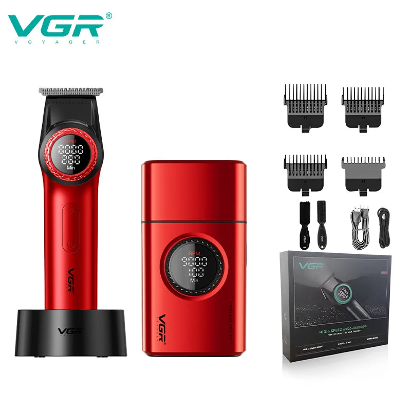 Multifunctional Men’s Hair Clipper & Electric Grooming Set