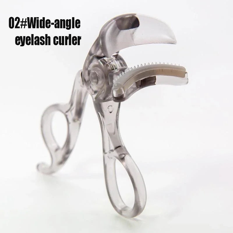 Dual-Type Eyelash Curler with Comb for Natural Long-Lasting Curl