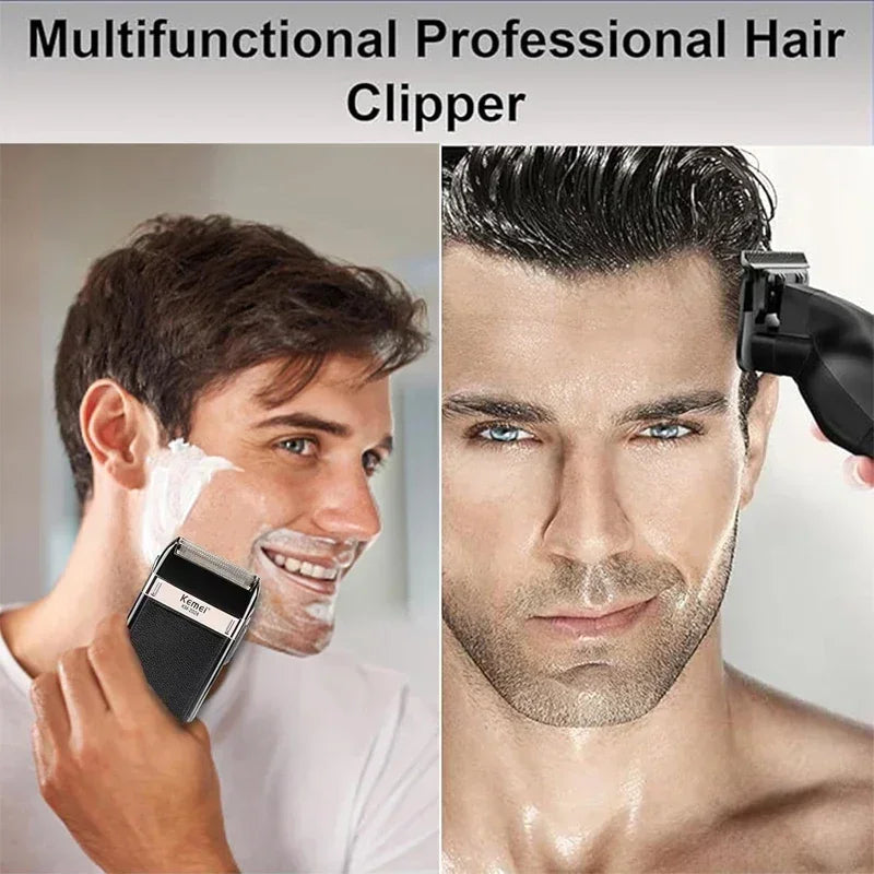 Kemei KM-2299 KM-2024 Professional Men’s Hair Clipper Kit Electric Shaver Male Hair Cutting Machine Trimmer Machine Hair Trimmer