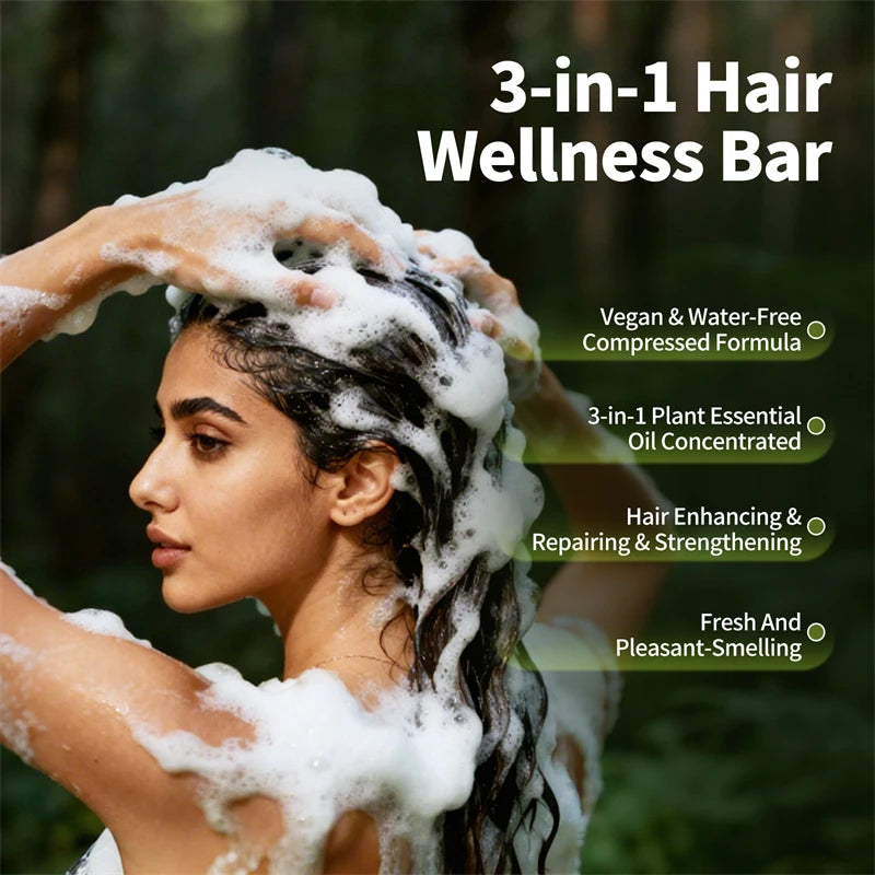 Herbal Hair Growth Shampoo Bar for Stronger Hair Roots