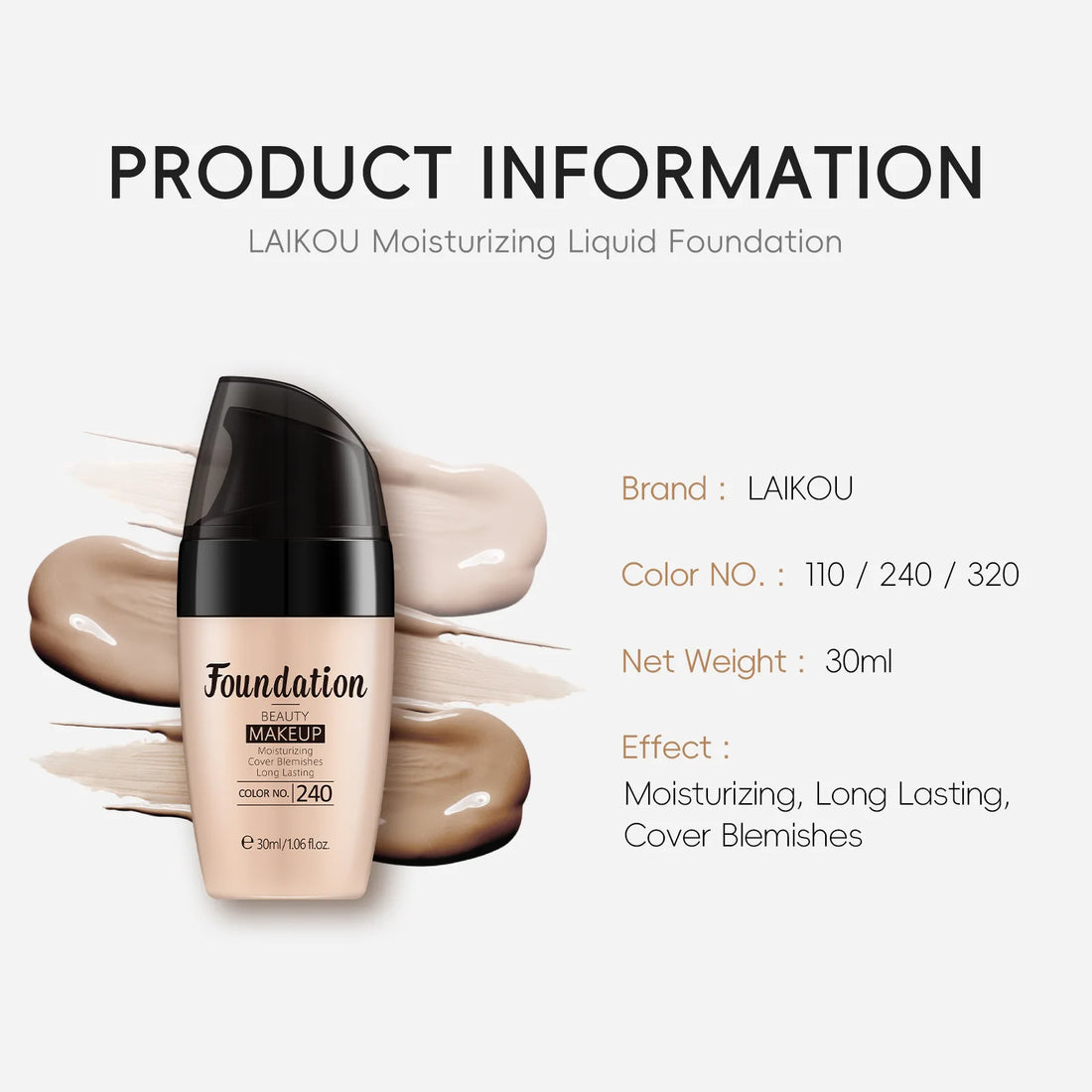 Hydrating Full Coverage Liquid Foundation 30ml
