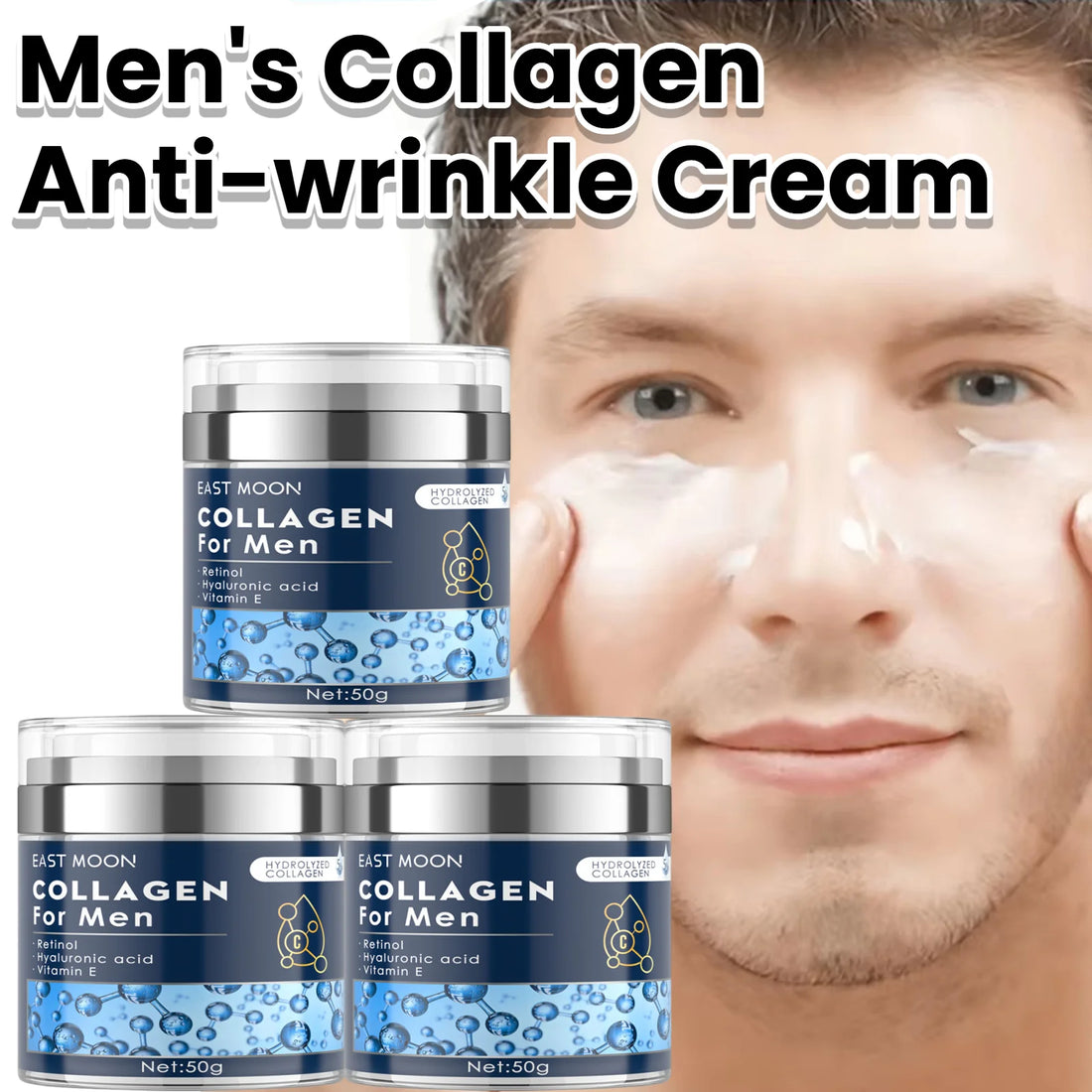 Anti-wrinkle Cream For Men Remove Face & Neck Wrinkles Firming Moisturizing Skin Retinol Face Cream Anti-aging Facial Treatment