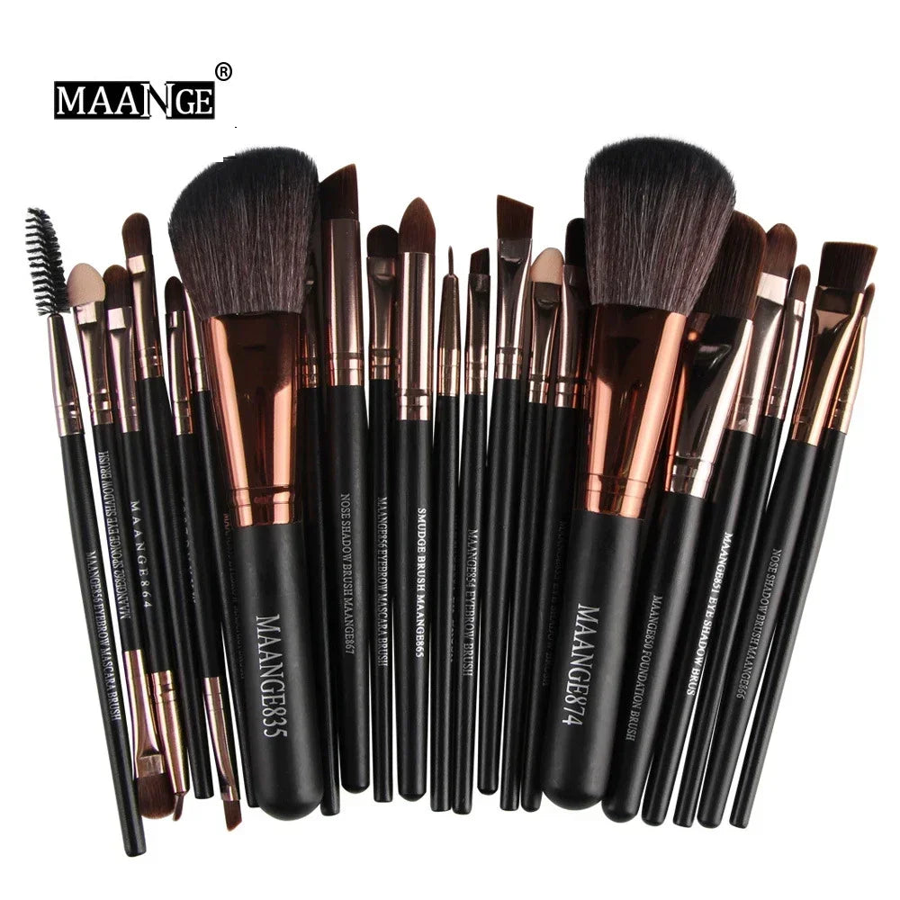 Professional Makeup Brush Set for Eyeshadow, Eyeliner & Face Makeup