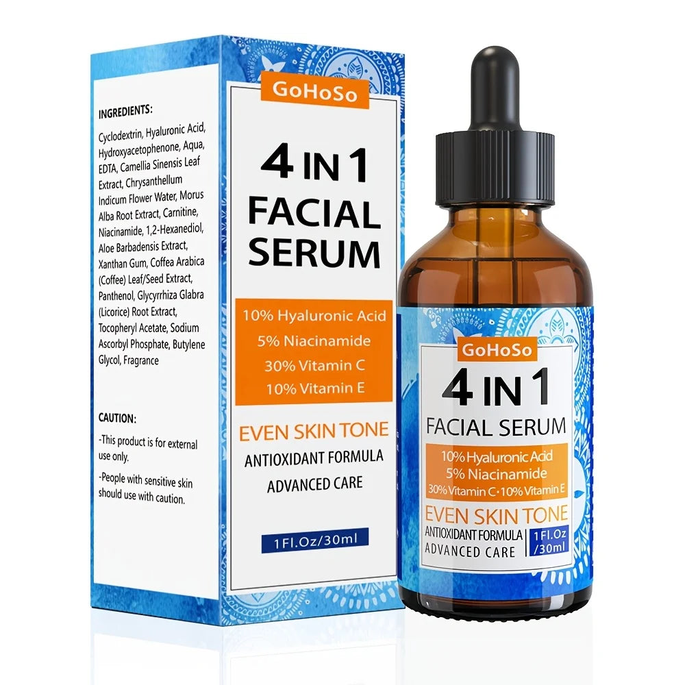 4-in-1 Face Serum with Hyaluronic Acid & Niacinamide