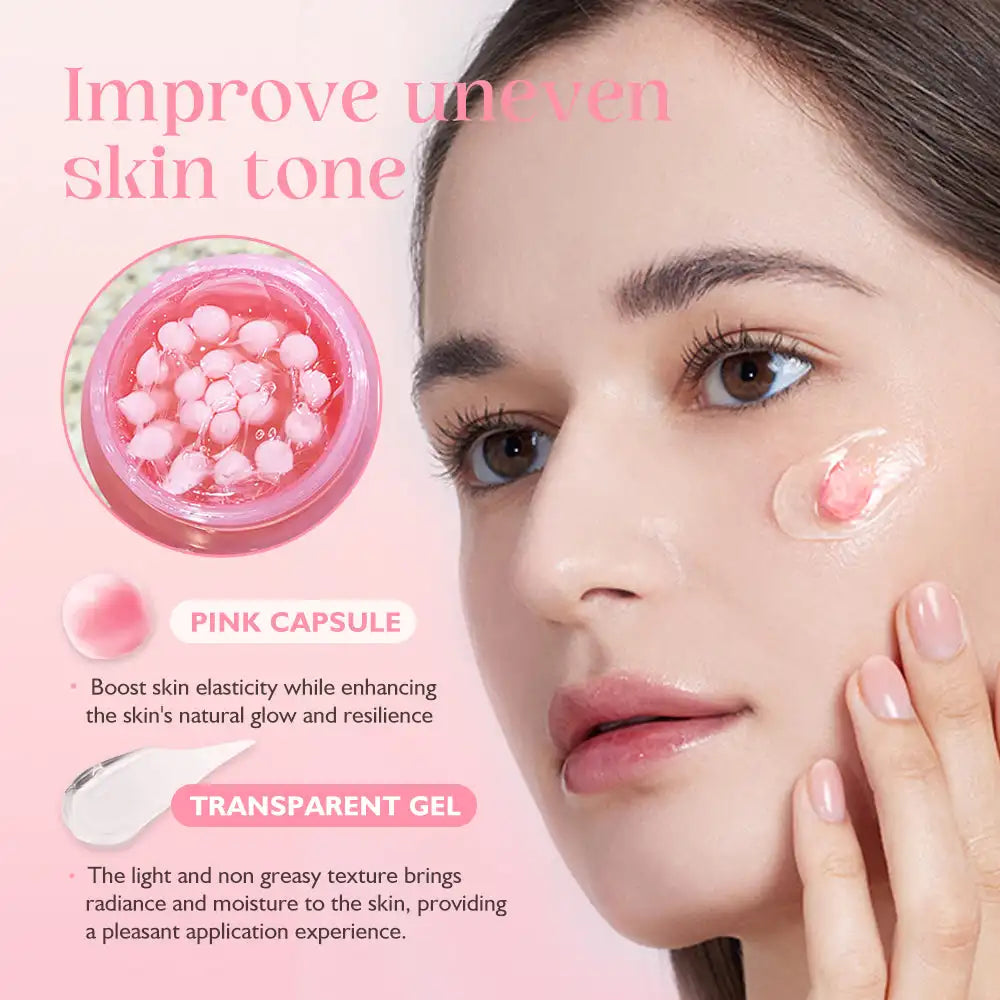 Pink Collagen Capsule Cream with Niacinamide