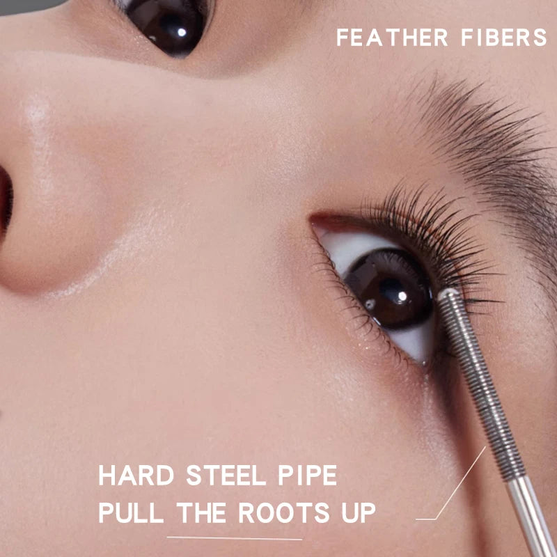 MACKANDY Waterproof 3D Silk Mascara for Long Thick Lashes