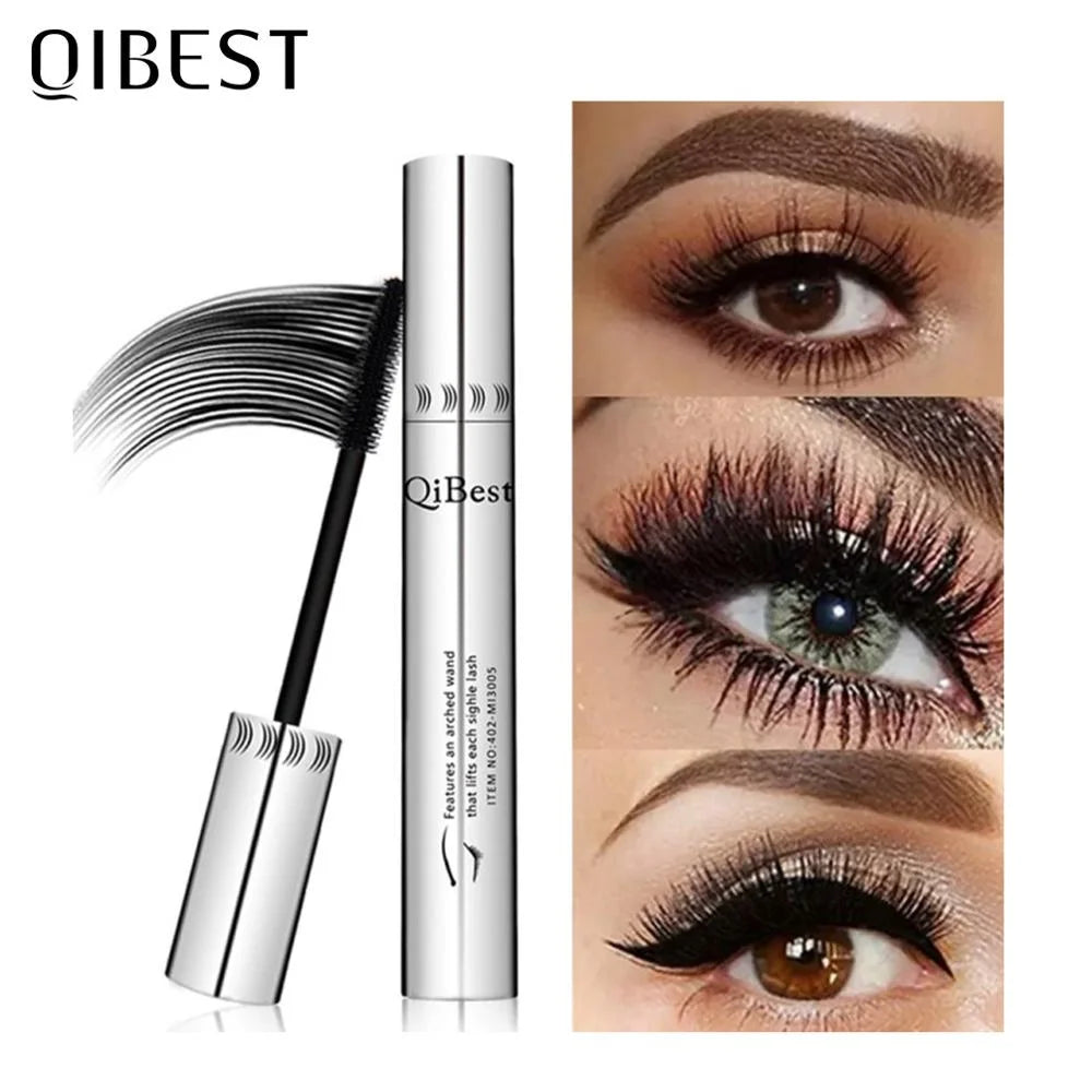 4D Silk Fiber Waterproof Mascara for Thick Long Lashes