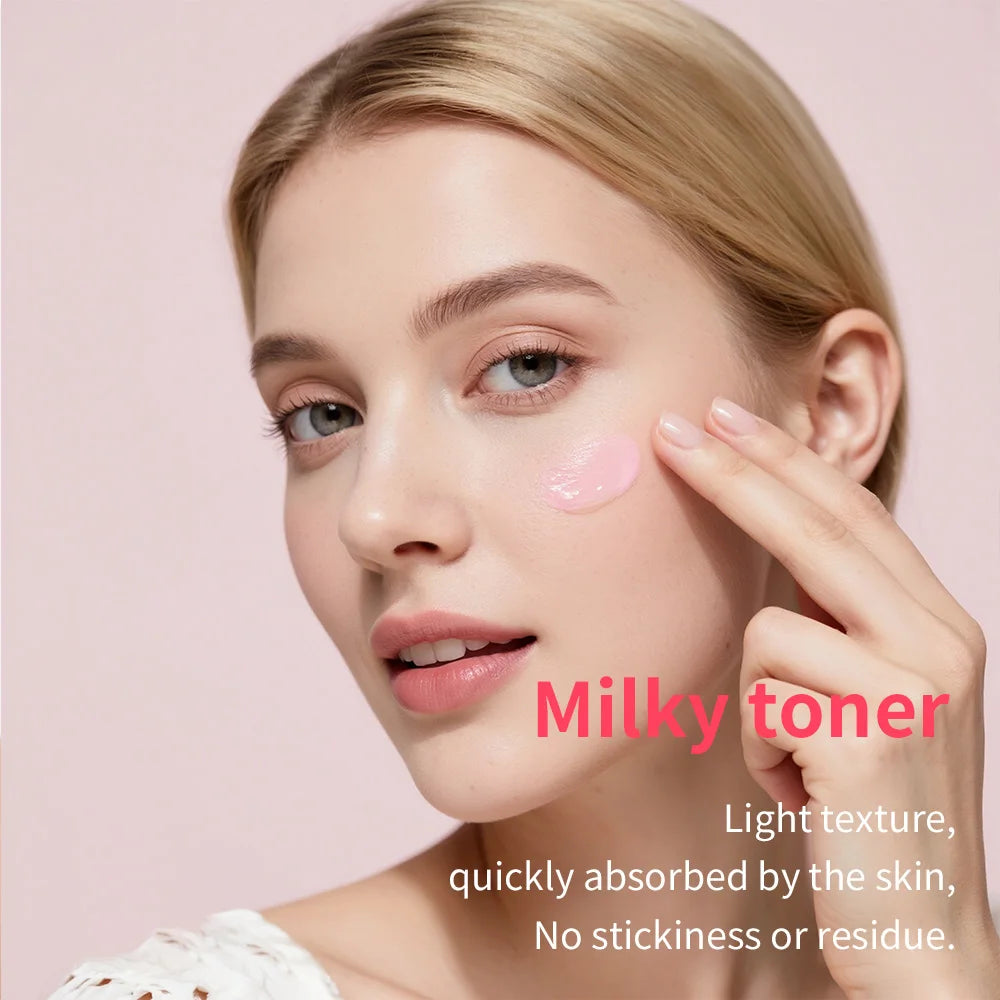 Pink Niacinamide Milky Toner for Glass Glow Skin