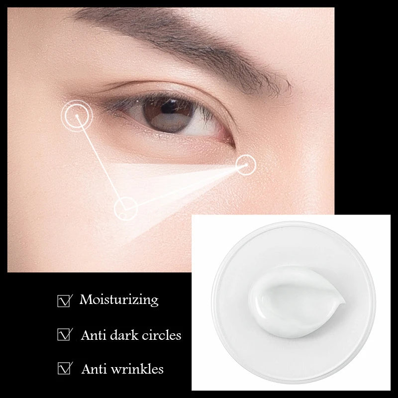 1/2/3pcs VENZEN Men's Eye Cream Anti Dark Circles Remove Eye Bags Firming Moisturizing Eyes Cream for Men Eyes Skin Care