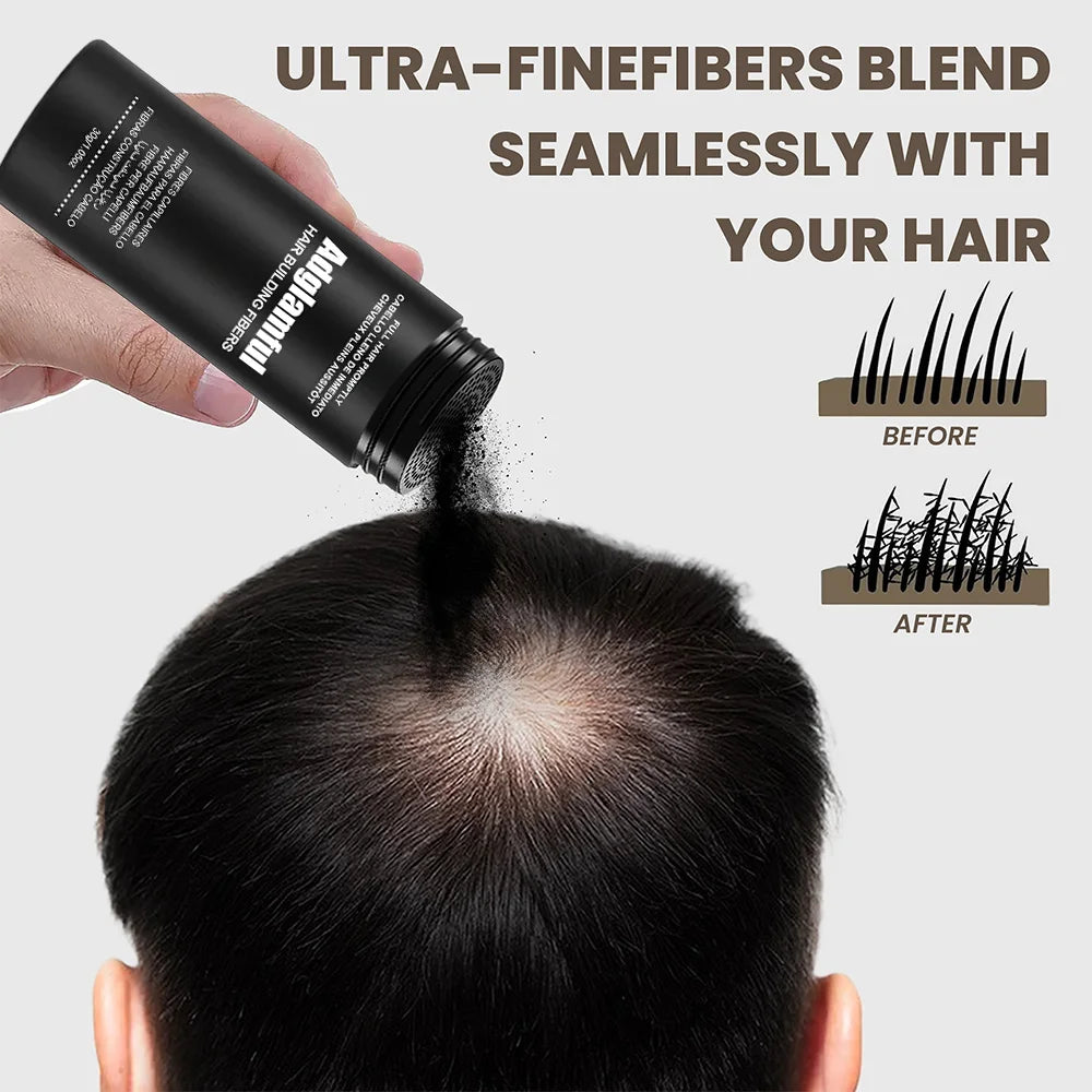 Hair Fiber Powder for Instant Thickening & Full Hair Look