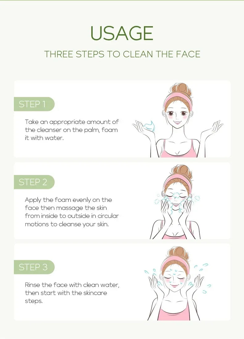 Vitamin C Deep Cleansing Face Wash Foam Cleanser