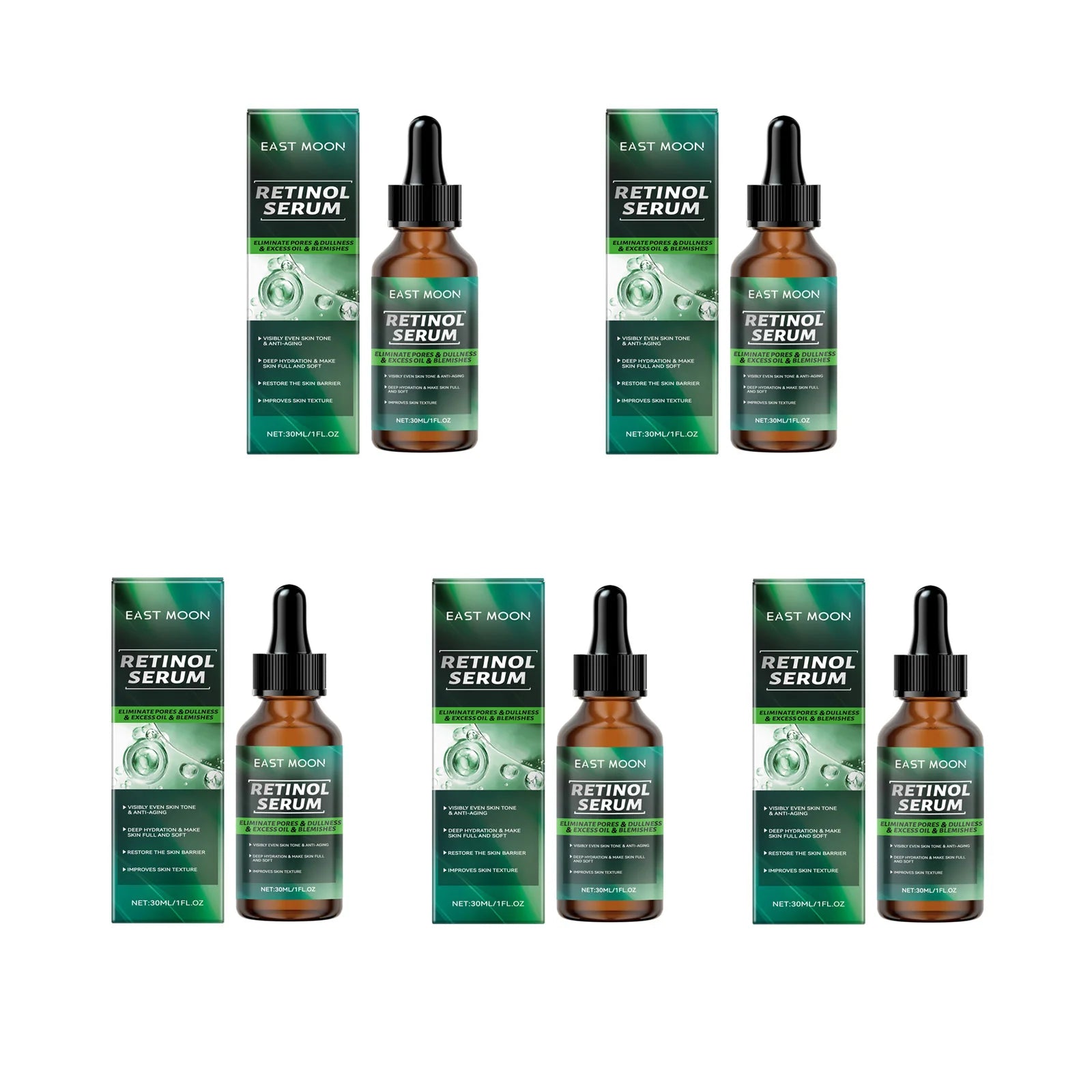 Men’s Retinol Hydrating Serum for Anti-Aging & Pore Care
