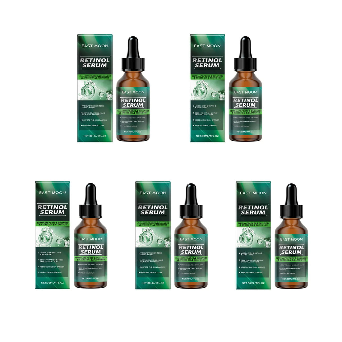 Men’s Retinol Hydrating Serum for Anti-Aging & Pore Care