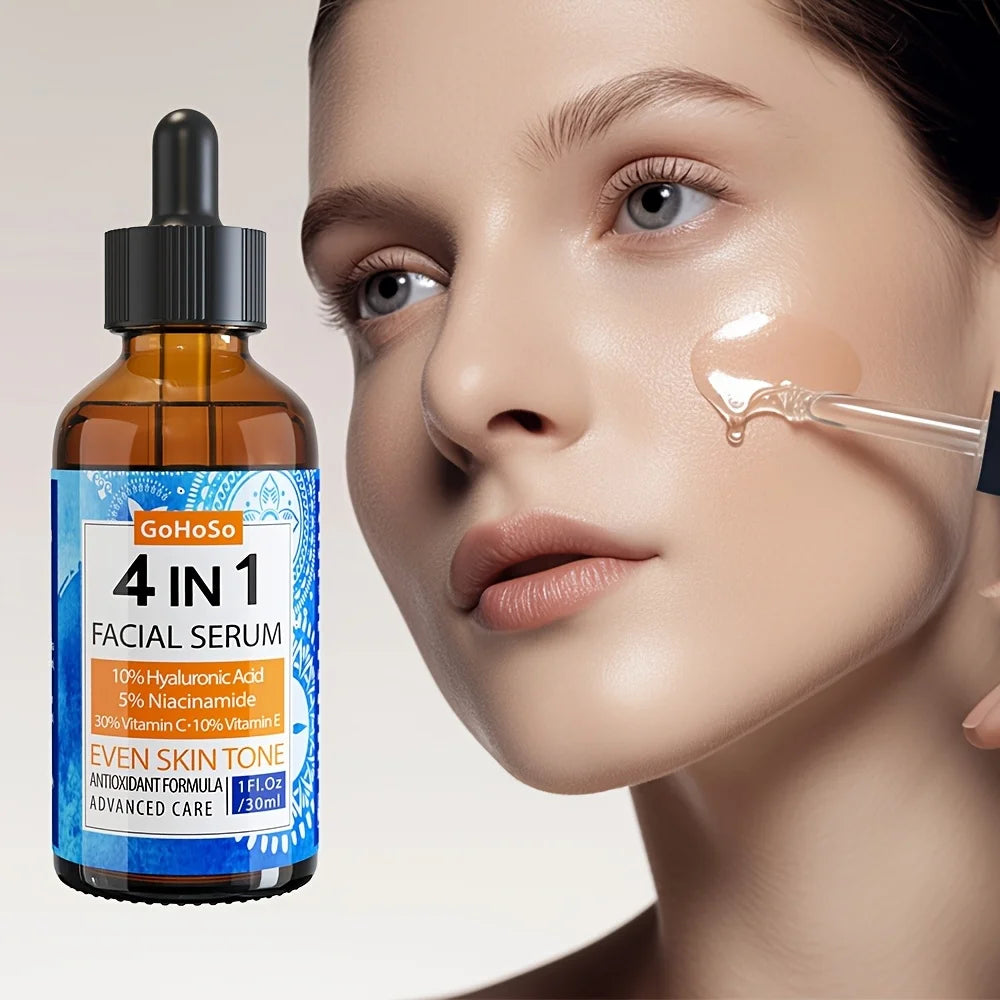 4-in-1 Face Serum with Hyaluronic Acid & Niacinamide