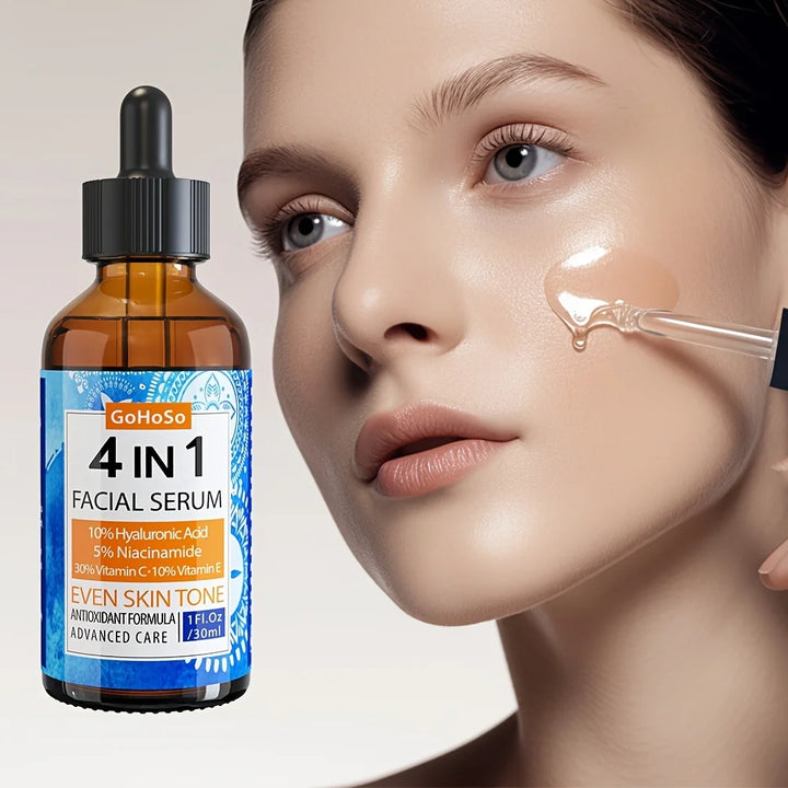 4-in-1 Face Serum with Hyaluronic Acid & Niacinamide