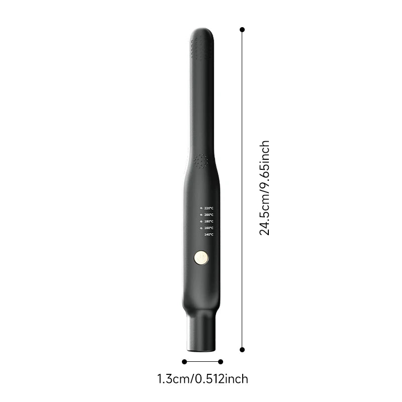 2-in-1 Mini Hair Straightener & Curler for Travel Styling