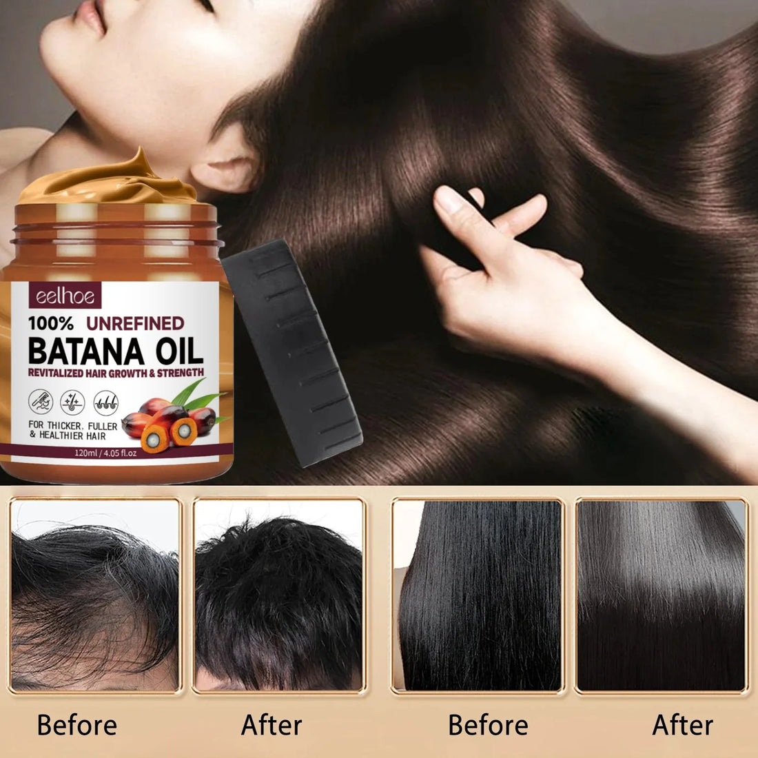 Oil Hair Conditioner Serum for Smooth & Shiny Hair