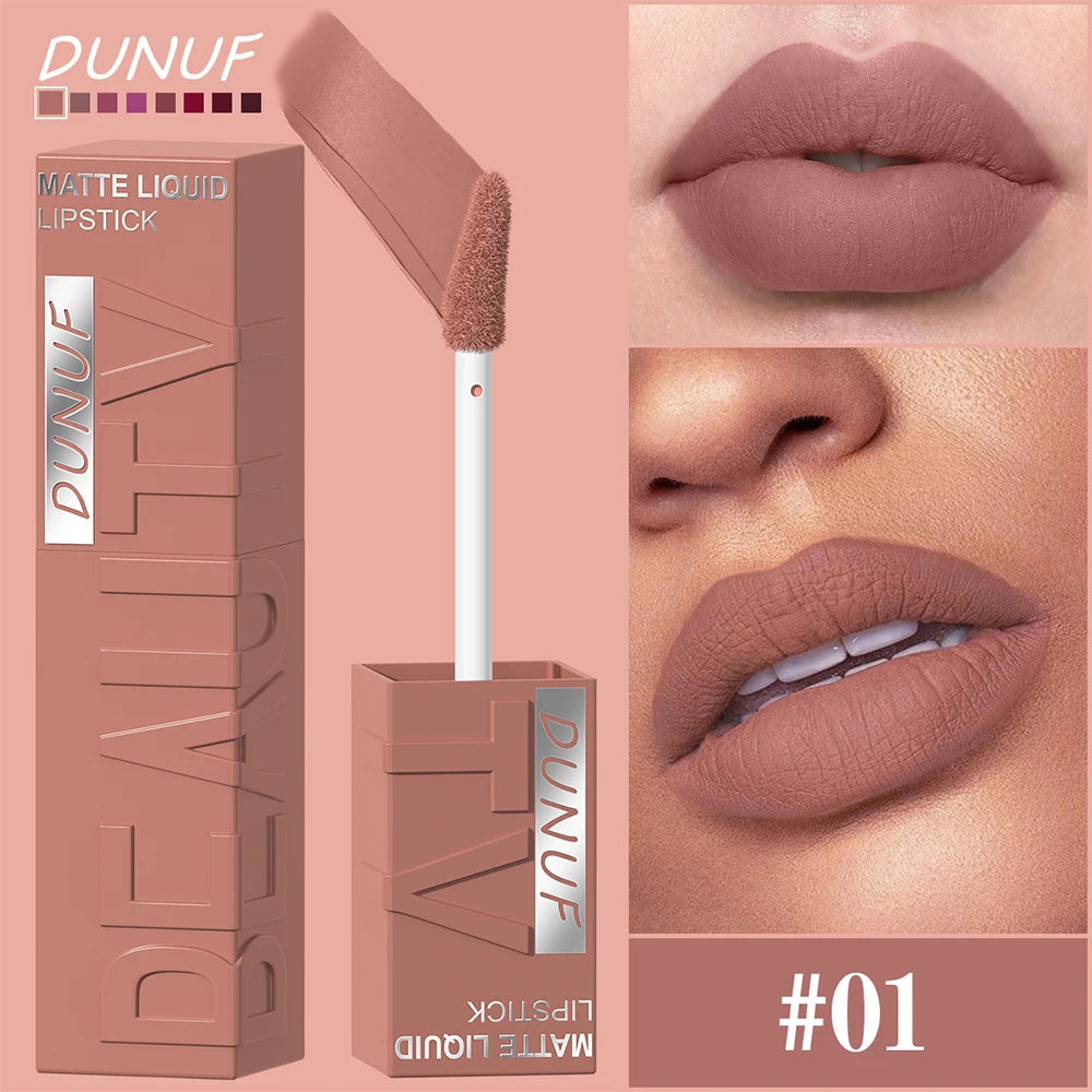 Matte Velvet Waterproof Lipstick Gloss – Long-Lasting Non-Sticky Lip Makeup