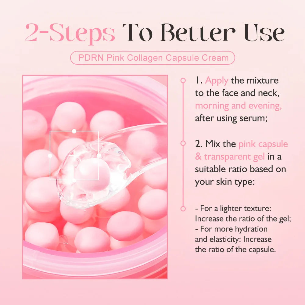 Pink Collagen Capsule Cream with Niacinamide