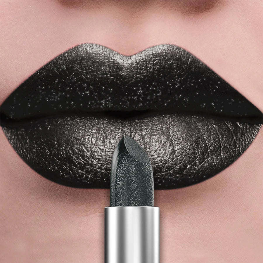 21-Color Glitter Metallic Lipstick Set with Pearlescent Matte Finish