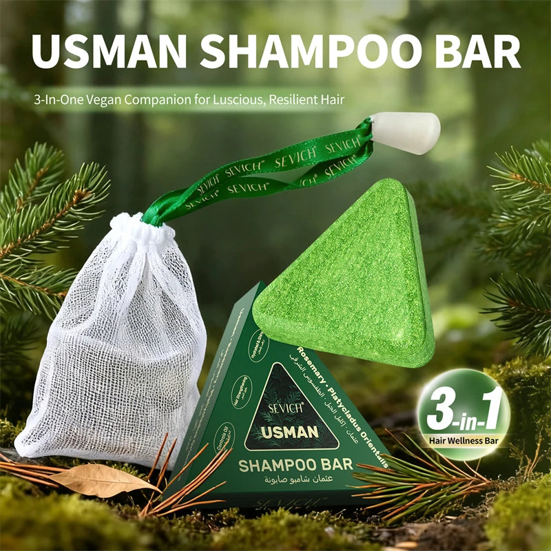 Herbal Hair Growth Shampoo Bar for Stronger Hair Roots