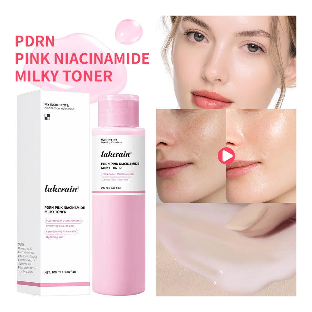 Pink Niacinamide Milky Toner for Glass Glow Skin