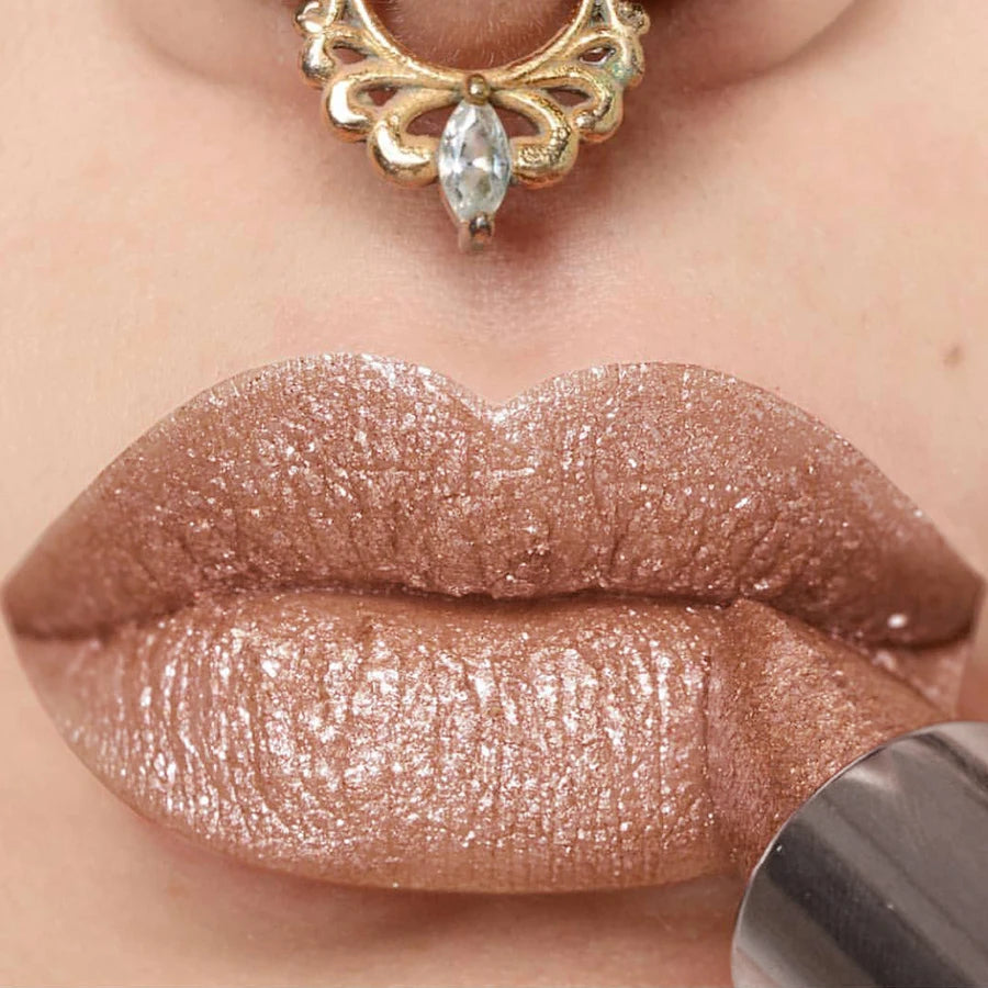 21-Color Glitter Metallic Lipstick Set with Pearlescent Matte Finish