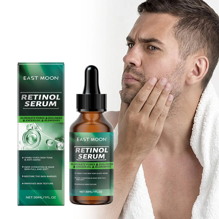 Men’s Retinol Hydrating Serum for Anti-Aging & Pore Care