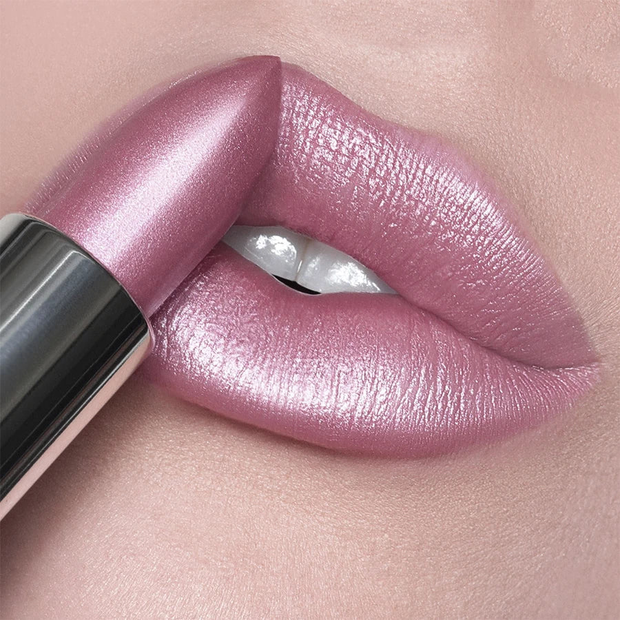 21-Color Glitter Metallic Lipstick Set with Pearlescent Matte Finish