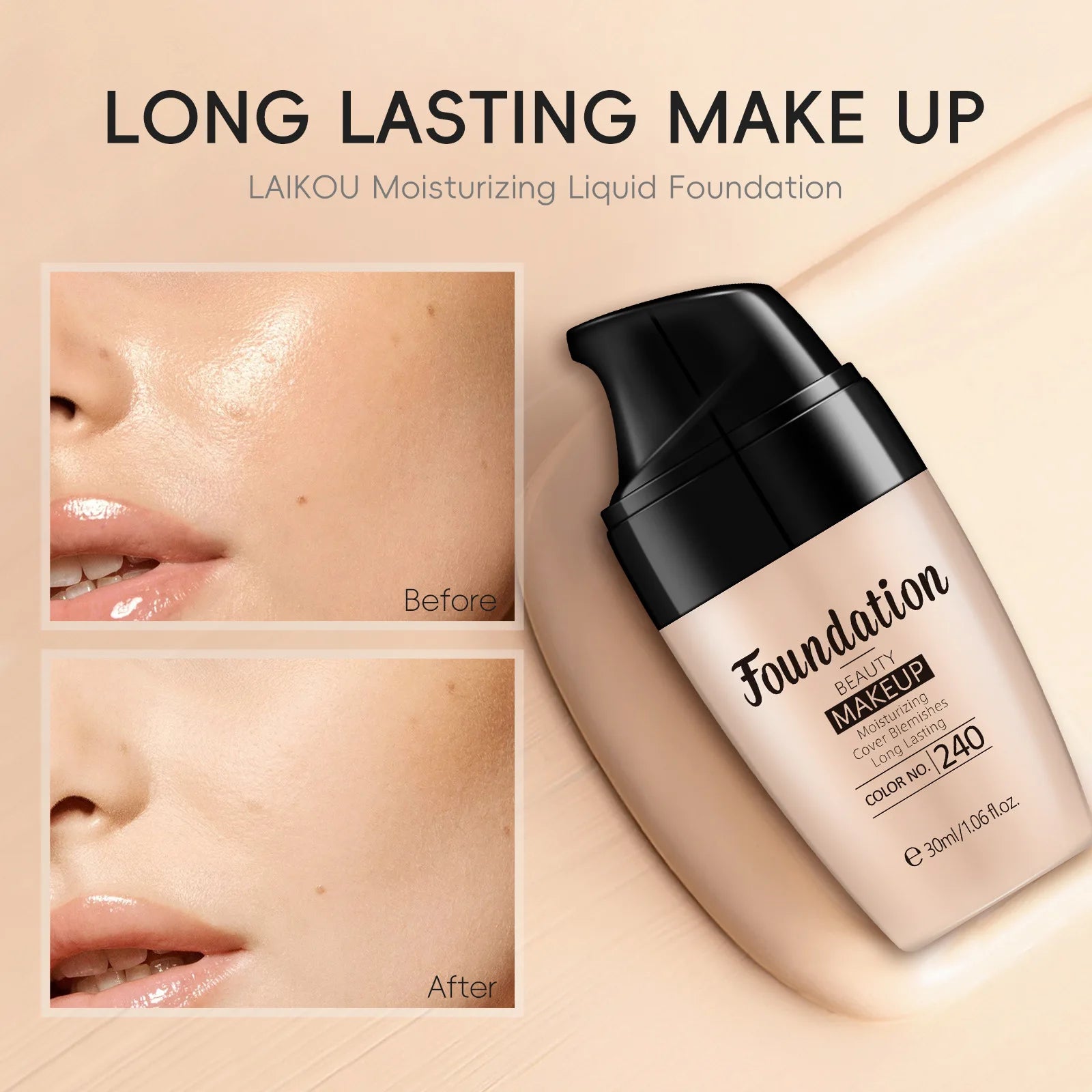 Hydrating Full Coverage Liquid Foundation 30ml